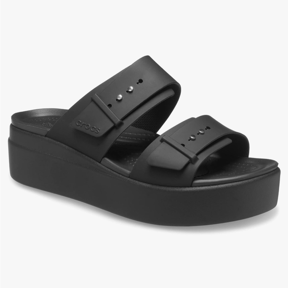 Crocs Brooklyn Buckle low wedge